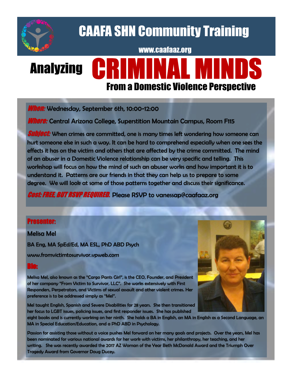 CRIMINAL MINDS from a Domestic Violence Perspective