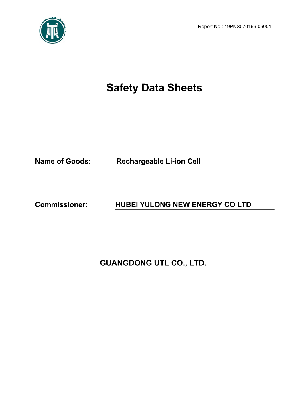 Safety Data Sheets