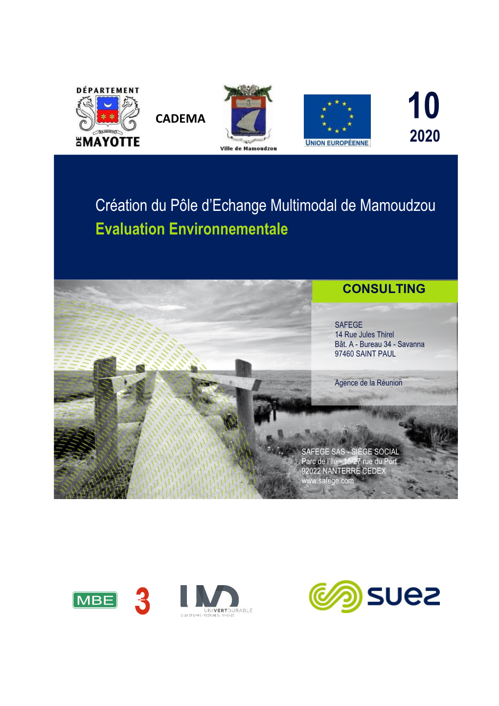 2020 Création Du Pôle D'echange Multimodal De Mamoudzou Evaluation Environnementale