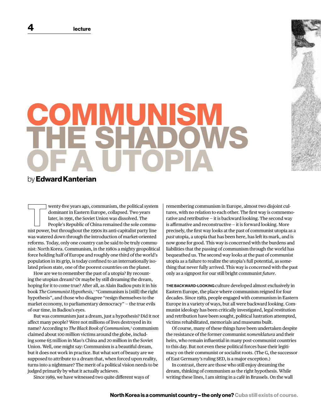 Communism the Shadows of a Utopia by Edward Kanterian