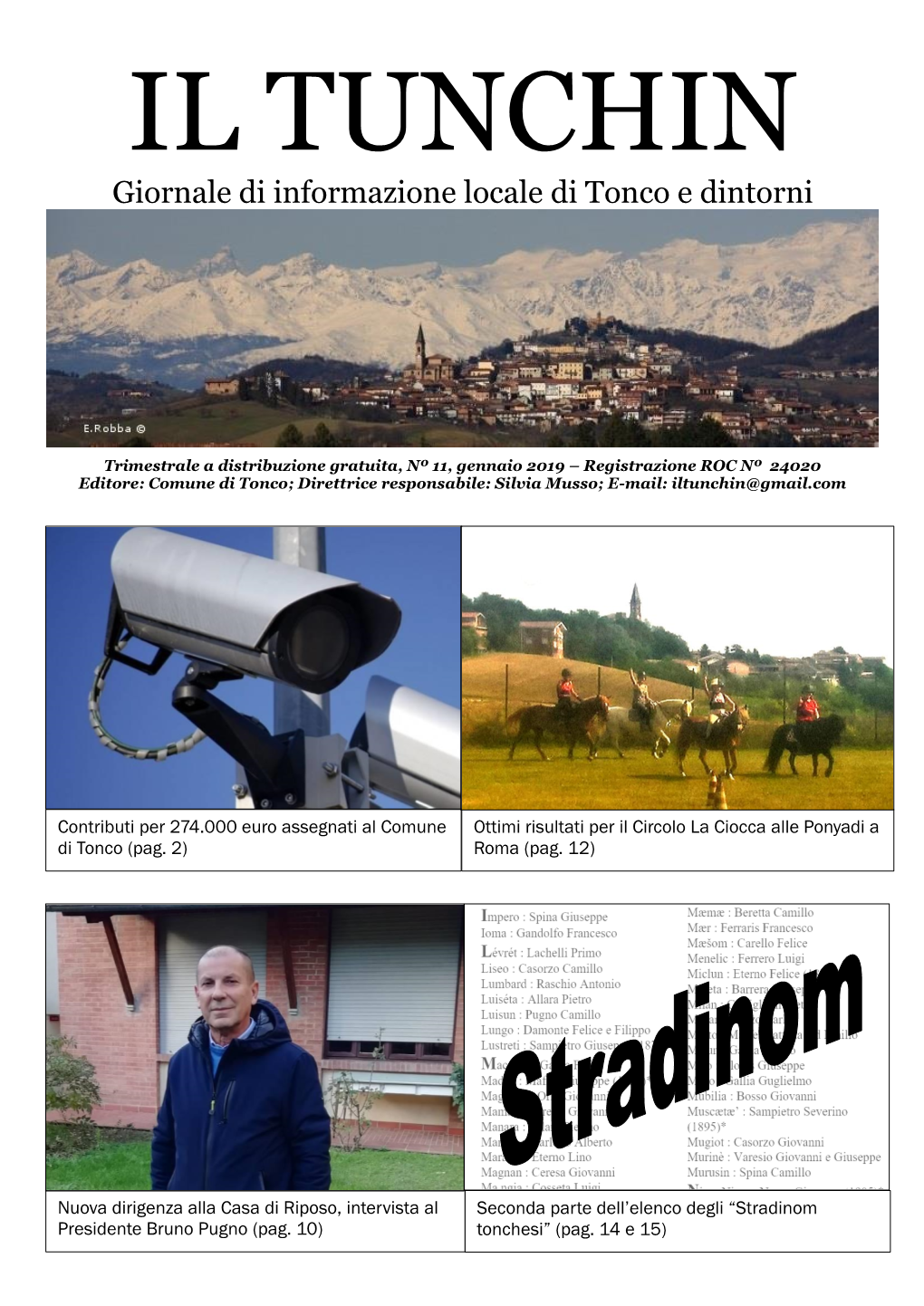 Giornale Di Informazione Locale Di Tonco E Dintorni