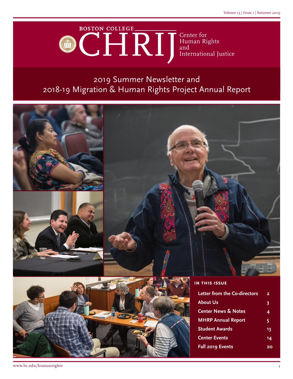 Summer 2019 Newsletter and MHRP Annual Report