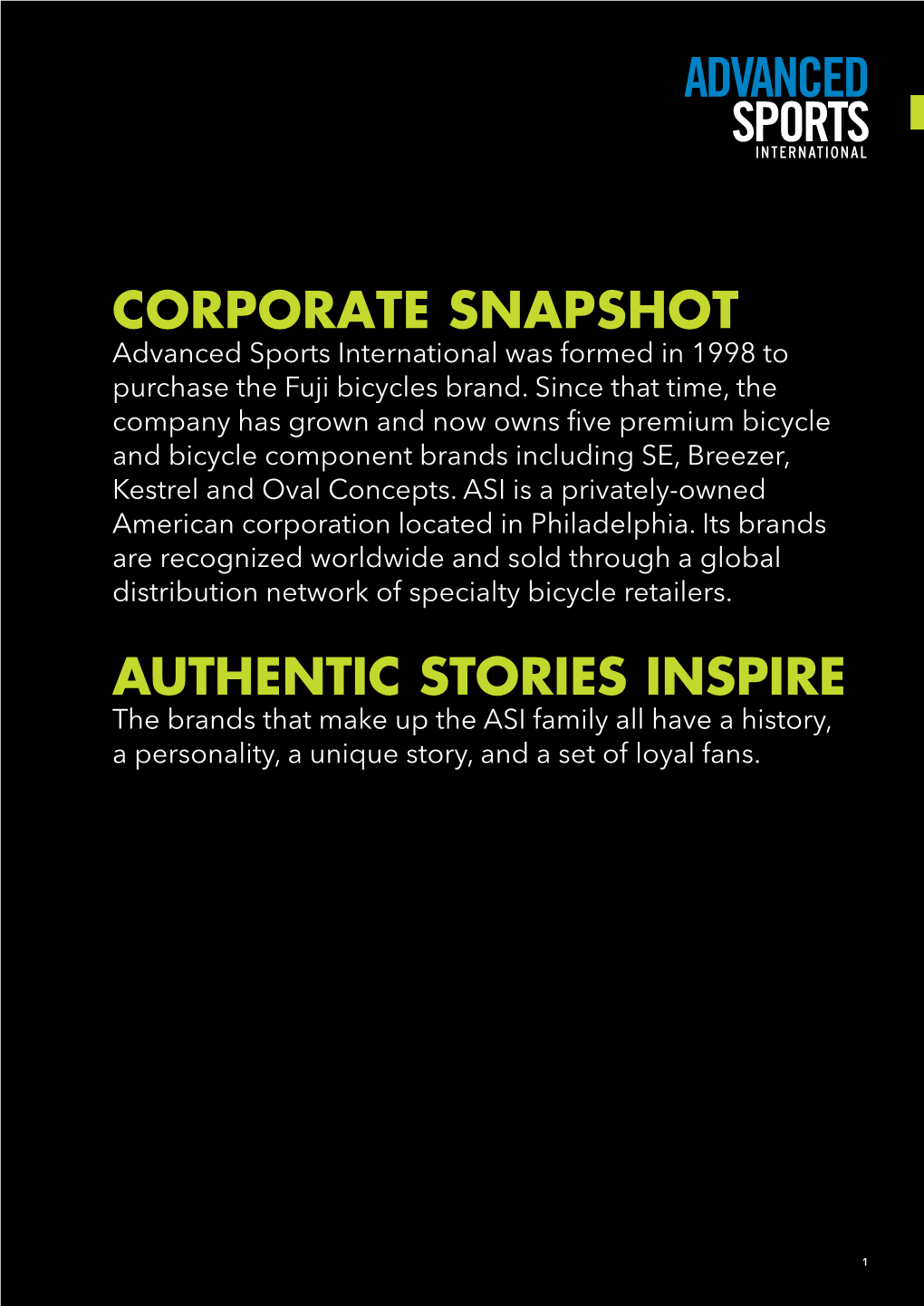 Corporate Snapshot Authentic Stories Inspire