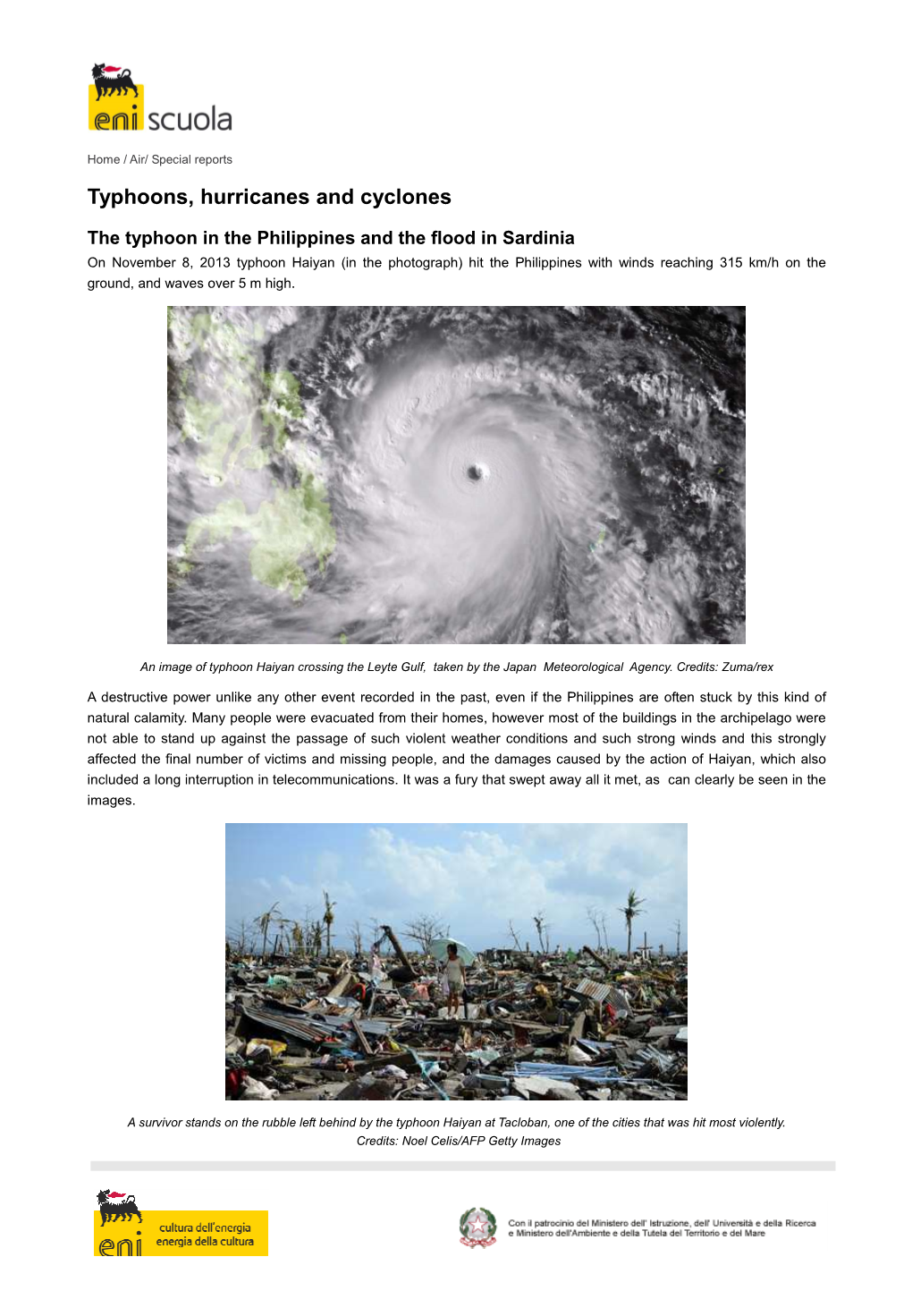 Download "Typhoons, Hurricanes and Cyclones" Pdf File