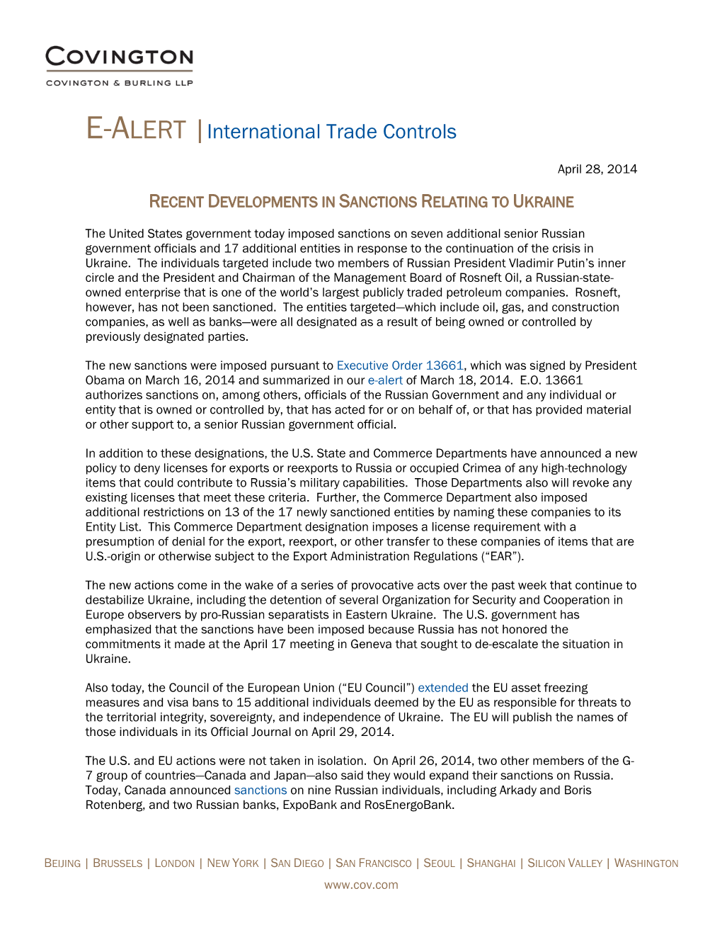 International Trade Controls