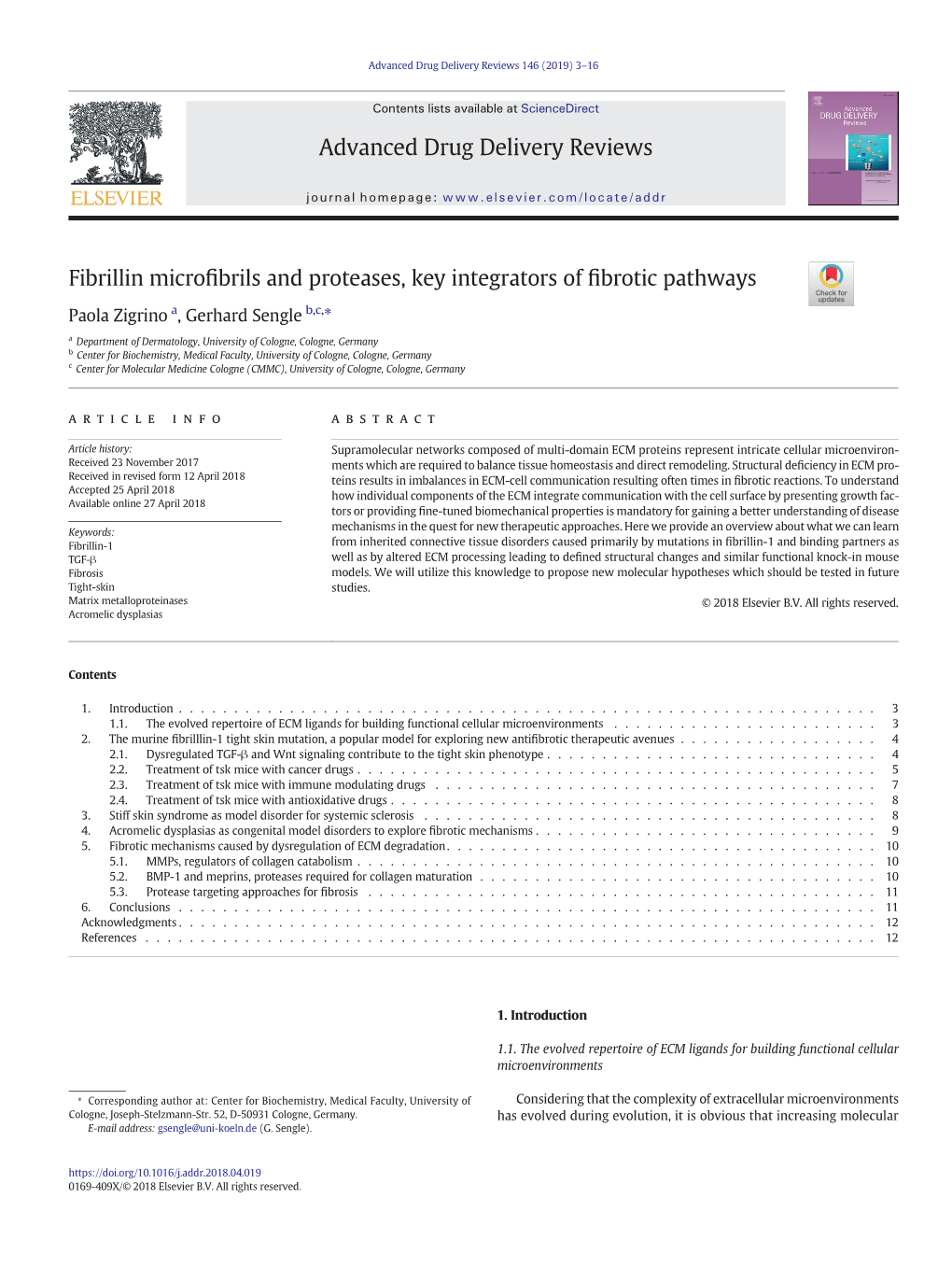 Fibrillin Microfibrils and Proteases, Key Integrators of Fibrotic Pathways