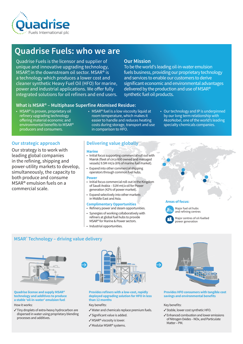 Quadrise Fuels: Who We