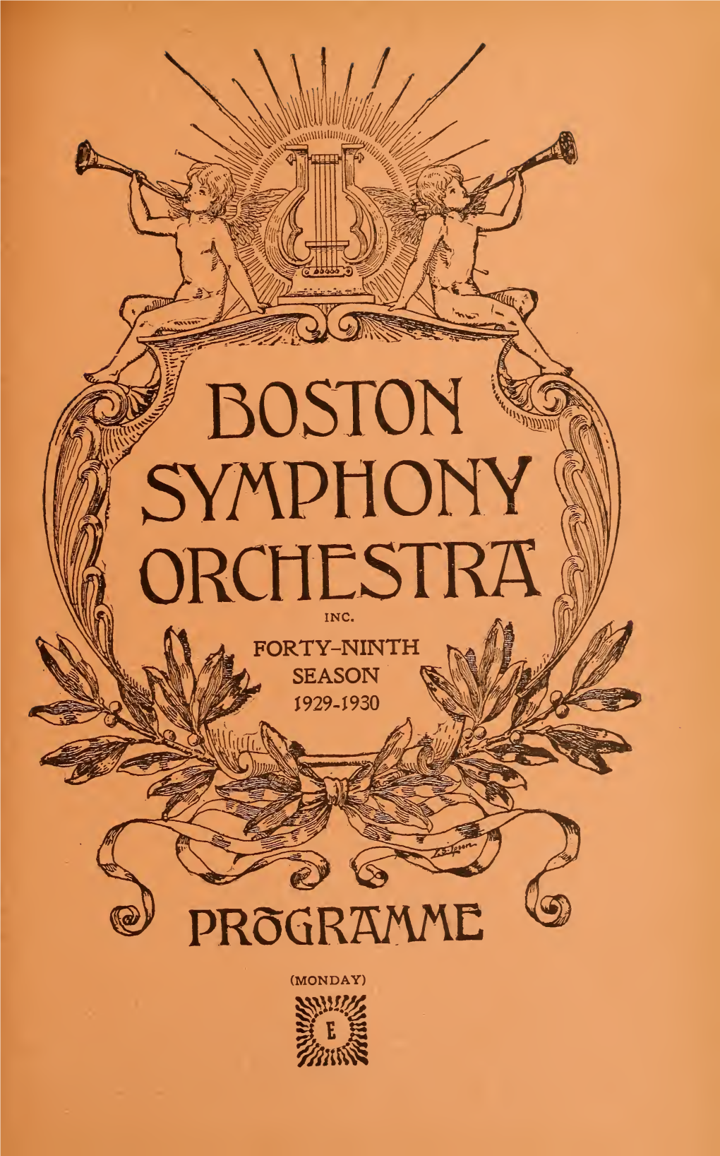 Boston Symphony Orchestra Concert Programs, Season 49,1929
