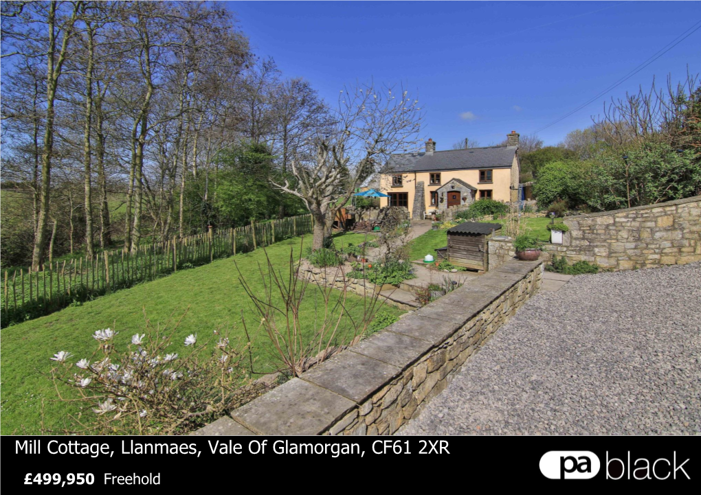 Mill Cottage, Llanmaes, Vale of Glamorgan, CF61 2XR