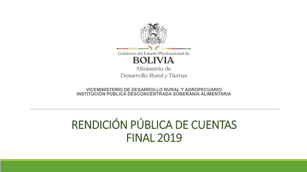 Rendición De Cuentas Final 2019 (PDF)