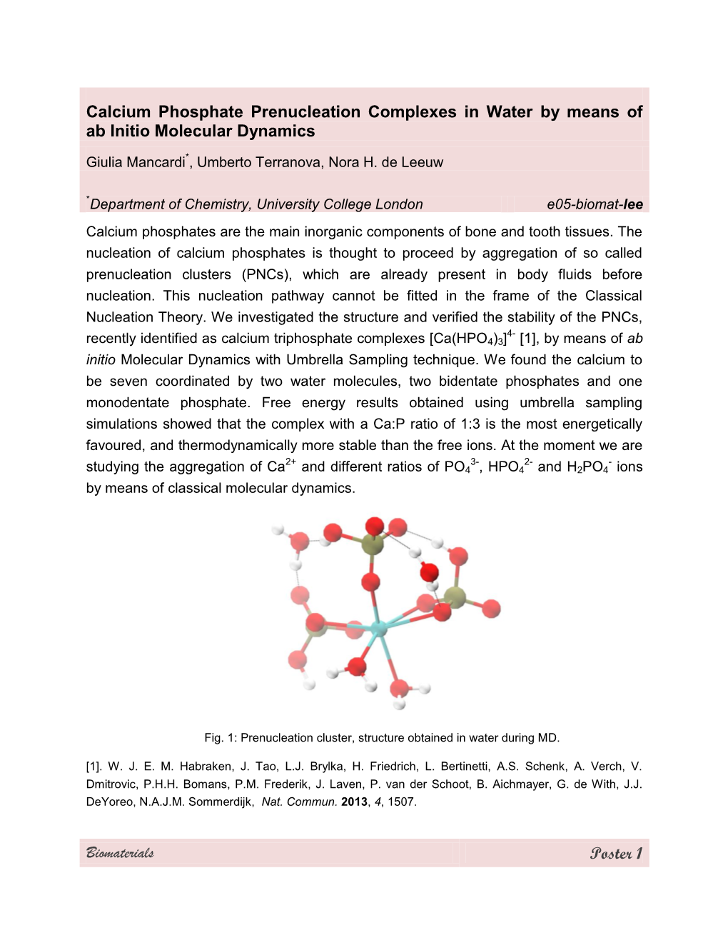 Calcium Phosphate Prenucleation Complexes in Water by Means of Ab Initio Molecular Dynamics