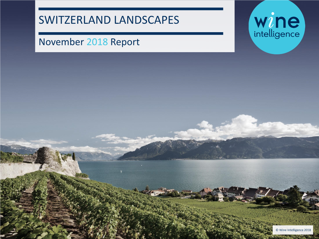 SWITZERLAND LANDSCAPES November 2018 Report