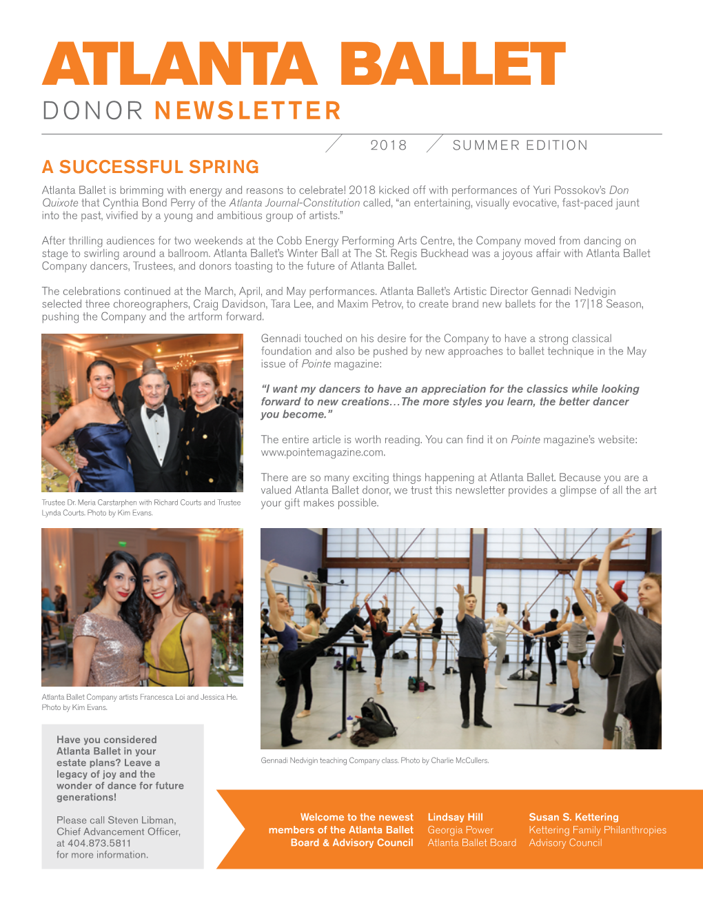 Donor Newsletter