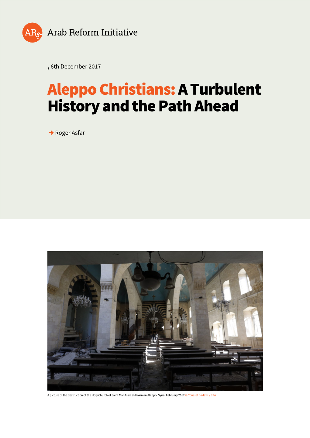 Aleppo Christians: a Turbulent History and the Path Ahead