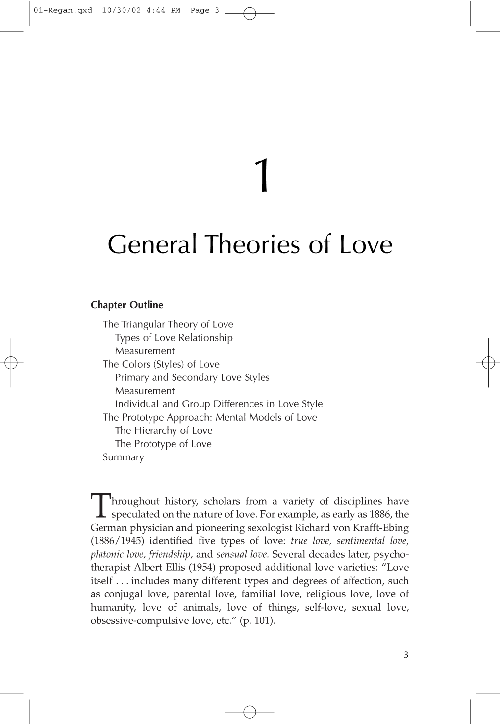 General Theories of Love