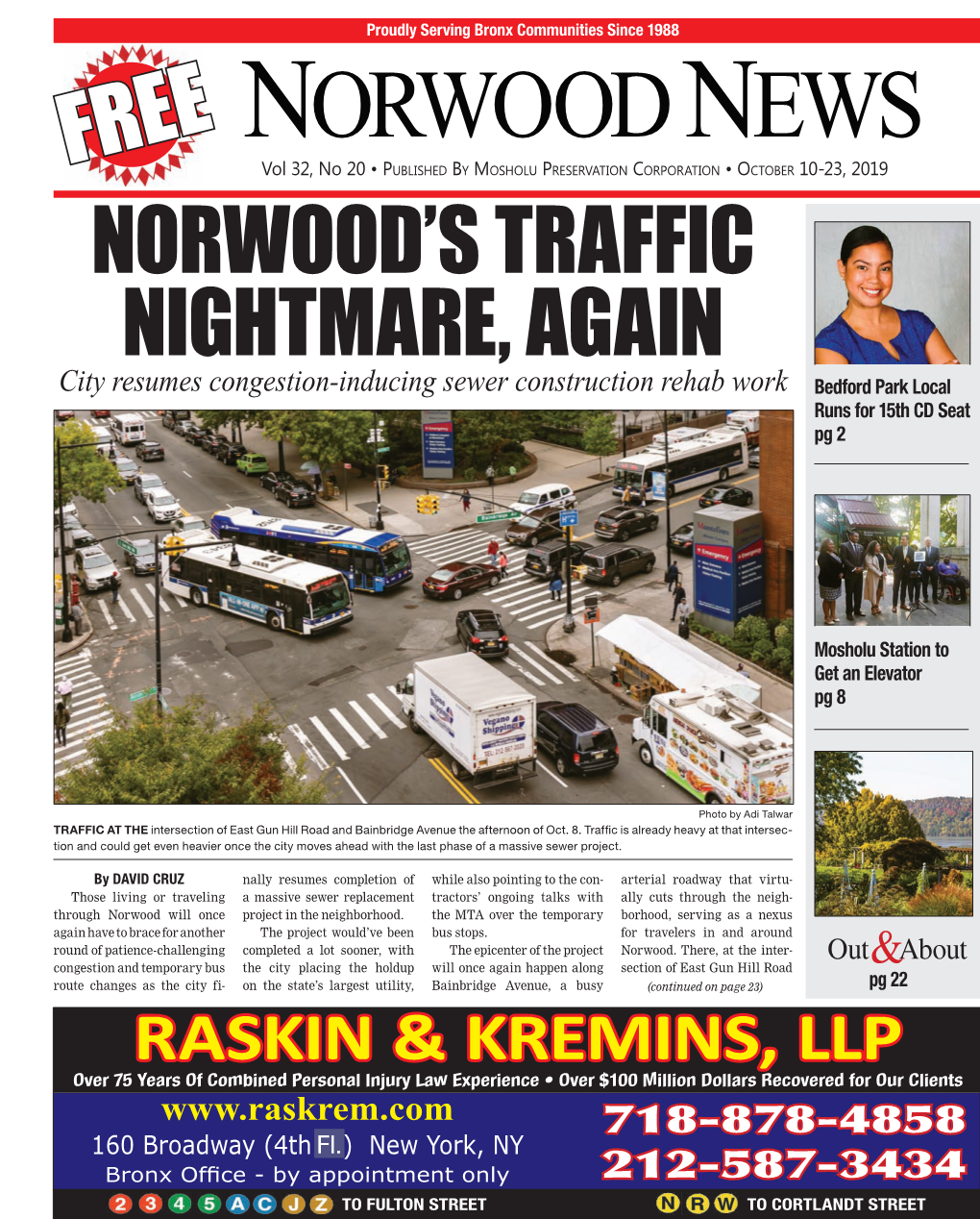 October 10-23, 2019 • Norwood News in the PUBLIC INTEREST Vol