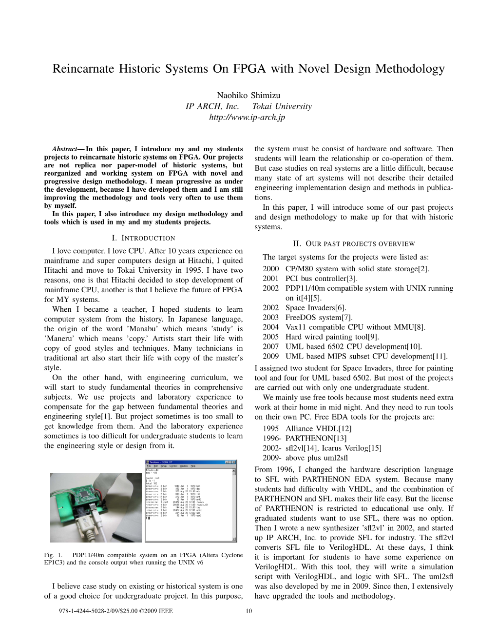 Reincarnate Historic Systems on FPGA with Novel Design Methodology