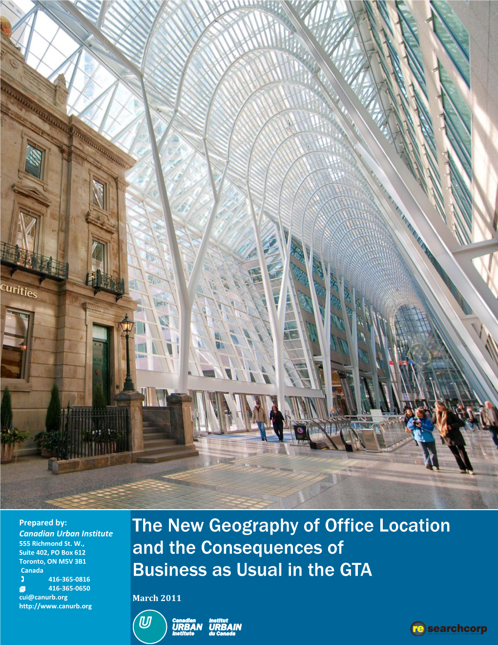 The New Geography of Office Location and The