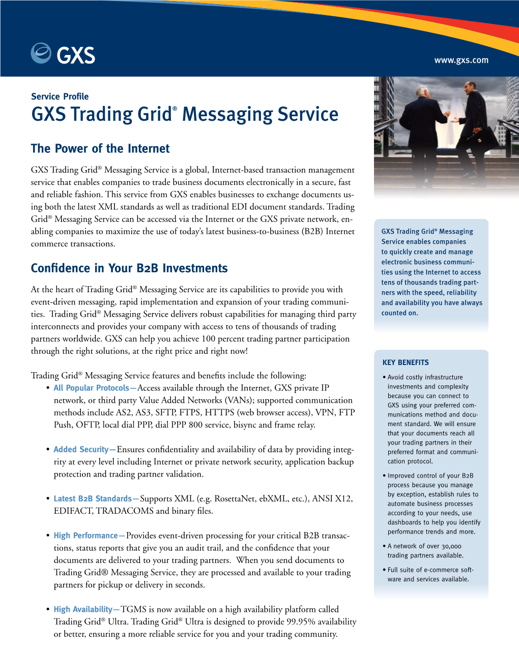 GXS Trading Grid® Messaging Service