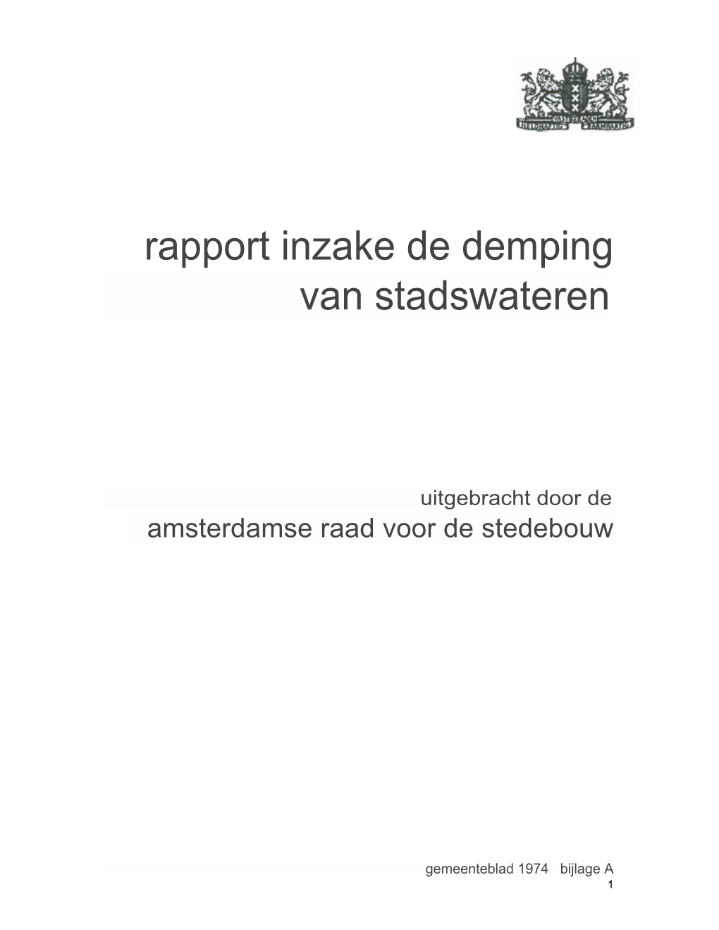 ARS-Rapport 1974
