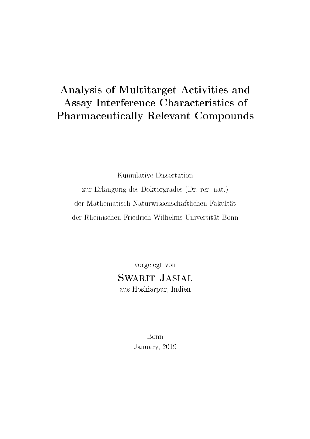 Analysis of Multitarget Activities and Assay Interference Characteristics of Pharmaceutically Relevant Compounds