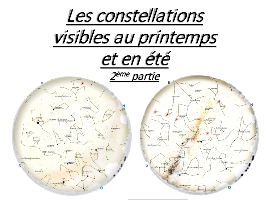 Les Constellations Visibles Au Printemps Et En Été 2Ème Partie Ecu De Sobieski Aigle Flèche Dauphin