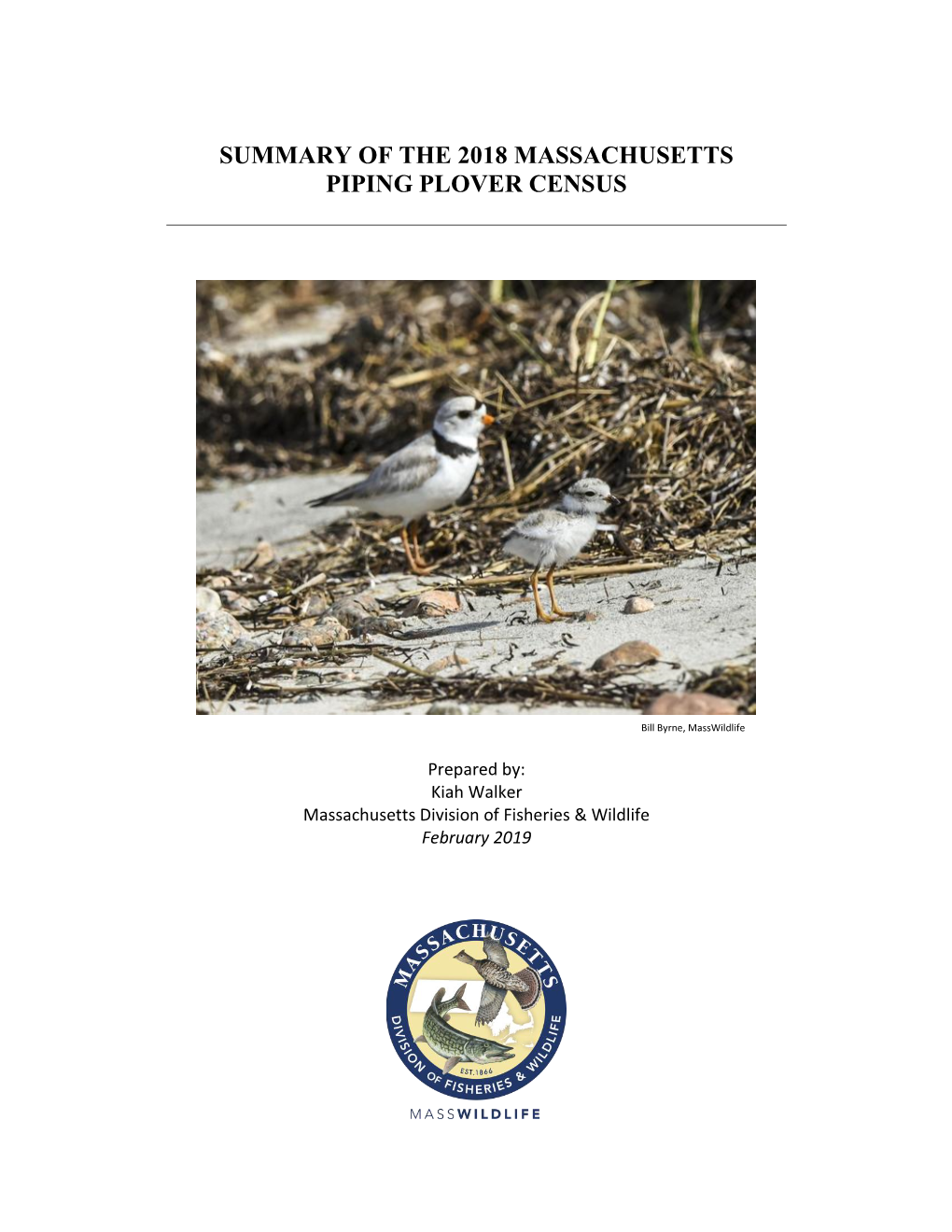 Summary of 2018 Massachusetts Piping Plover Census Data