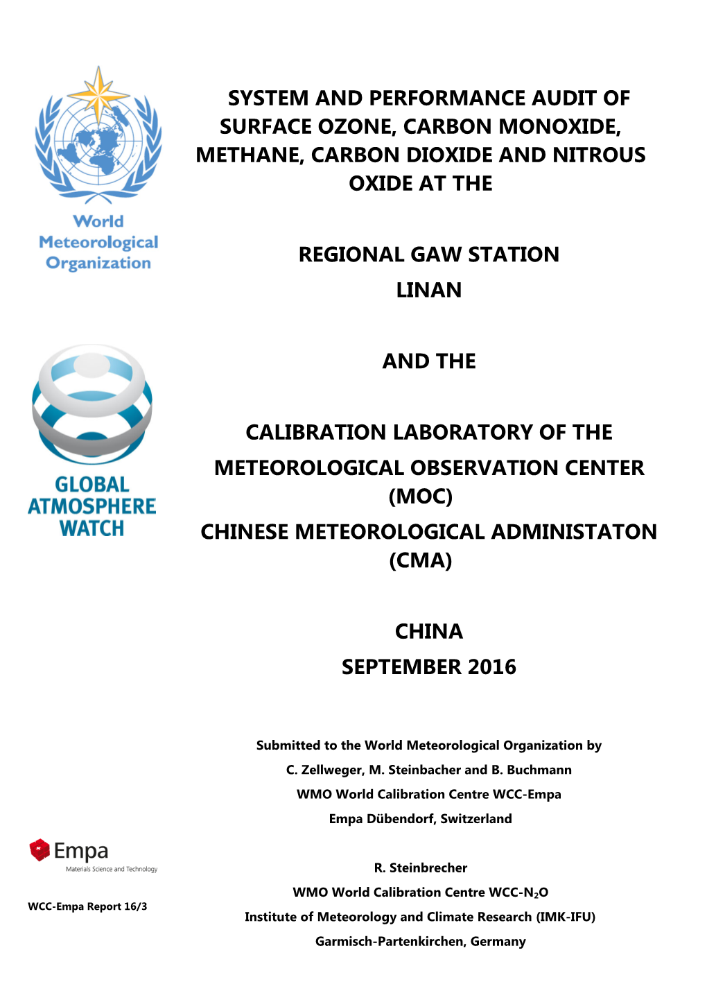 Global Atmosphere Watch Sites, Journal of Geophysical Research- Atmospheres, 108, 4622, Doi:4610.1029/2003JD003710, 2003