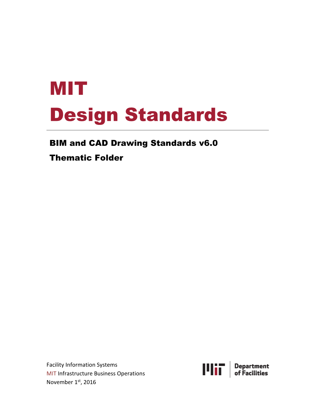 MIT Design Standards