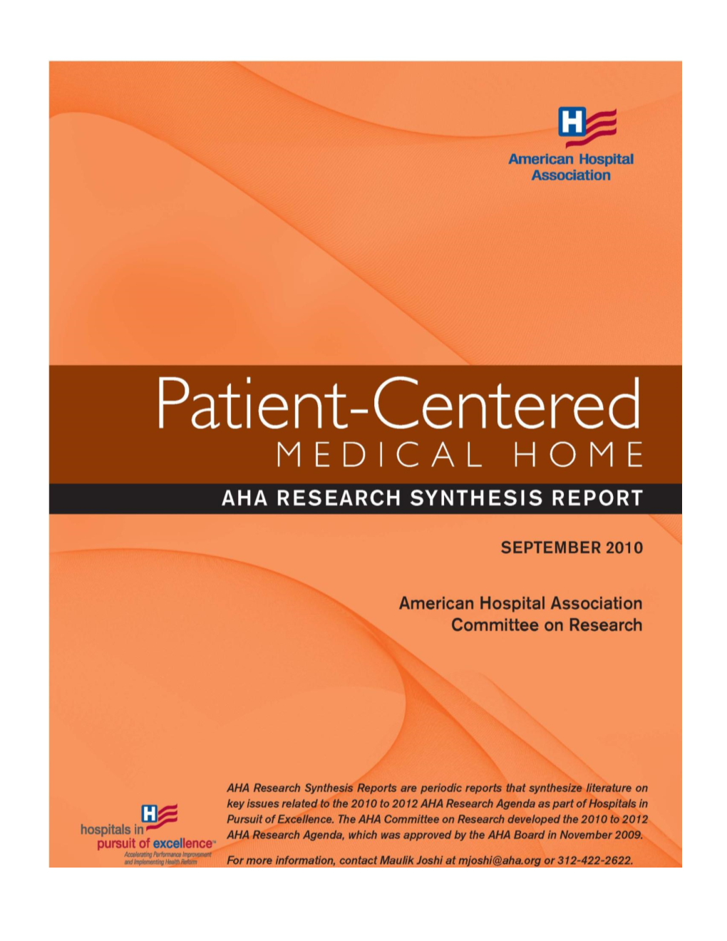 Patient-Centered Medical Home (PCMH): AHA Research Synthesis