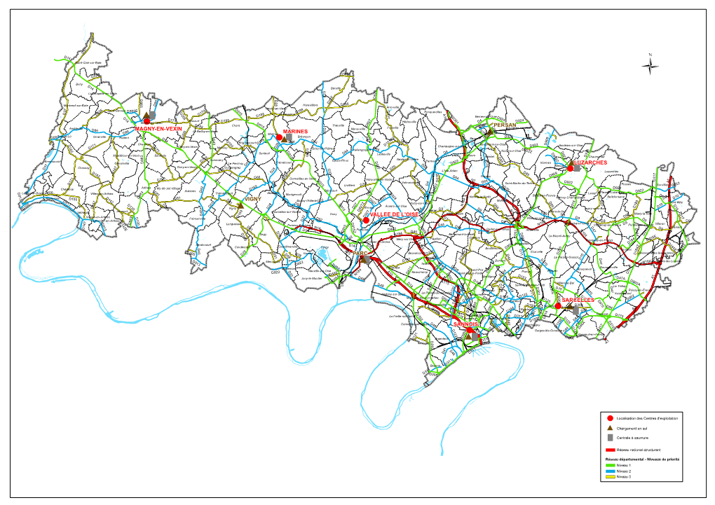 Carte Du Réseau Routier Départemental