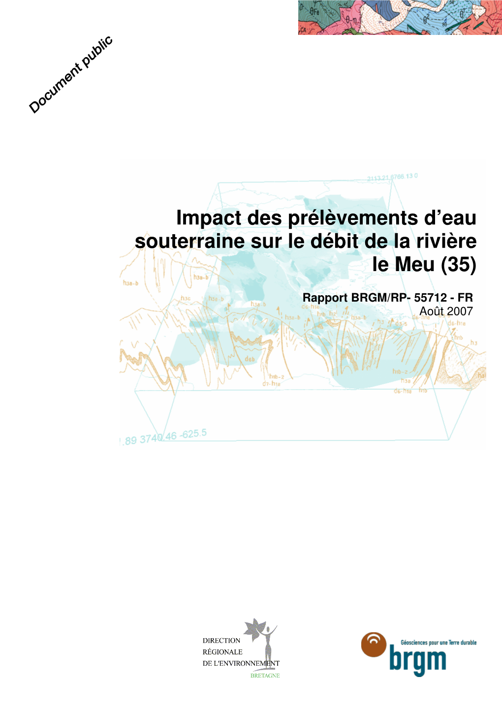 Impact Des Prélèvements D'eau Souterraine Sur Le Débit De La Rivière Le