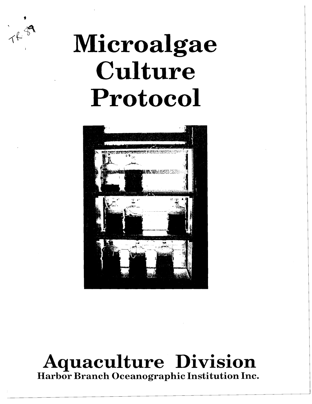 Microalgae Culture Protocol