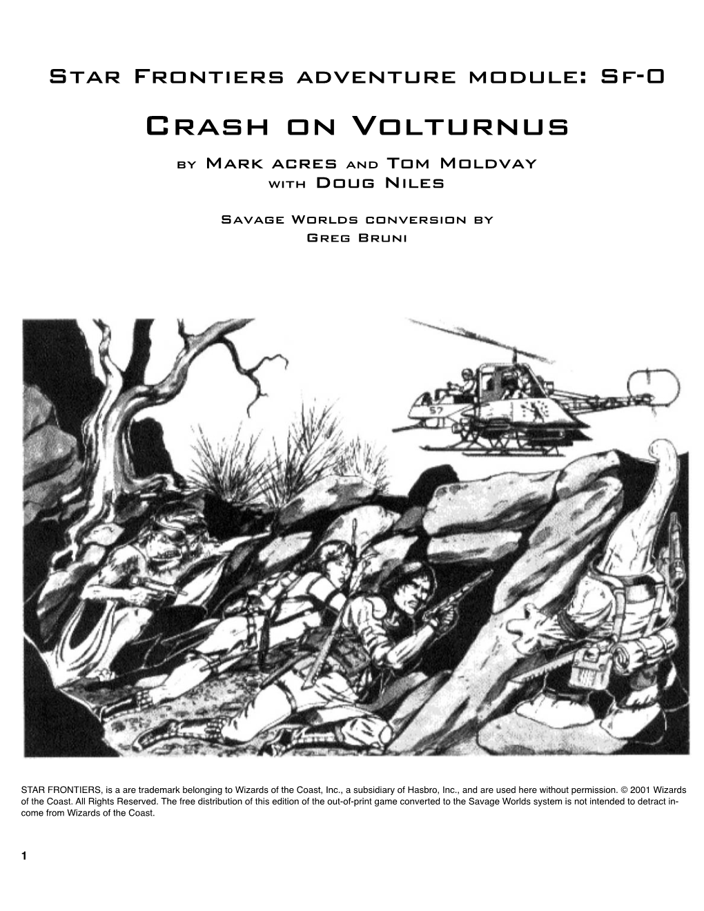 Crash on Volturnus by Mark Acres and Tom Moldvay with Doug Niles