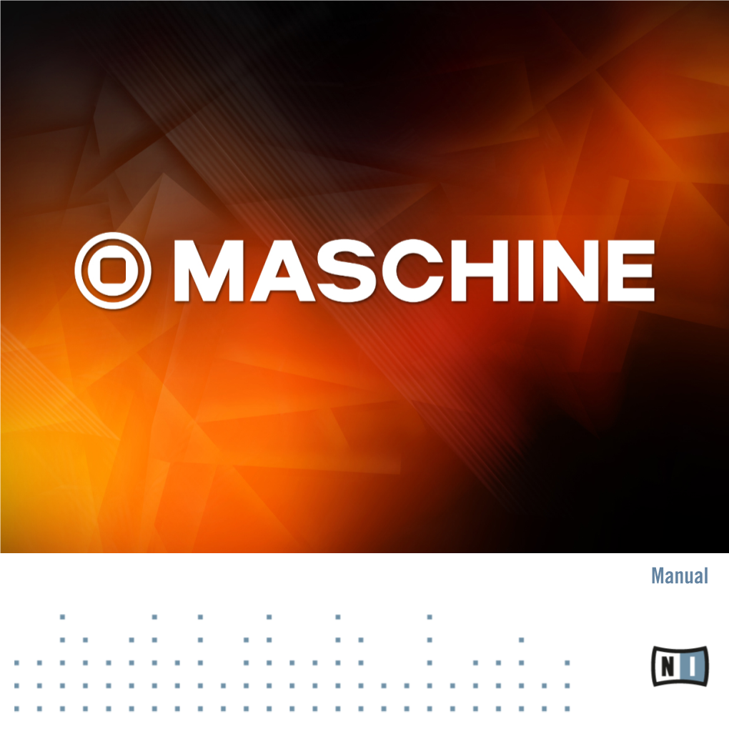 MASCHINE 2.0 MK1 Manual English