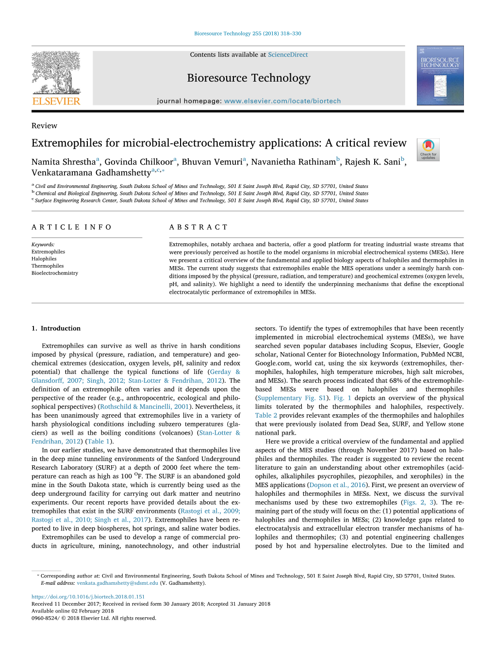 Bioresource Technology 255 (2018) 318–330