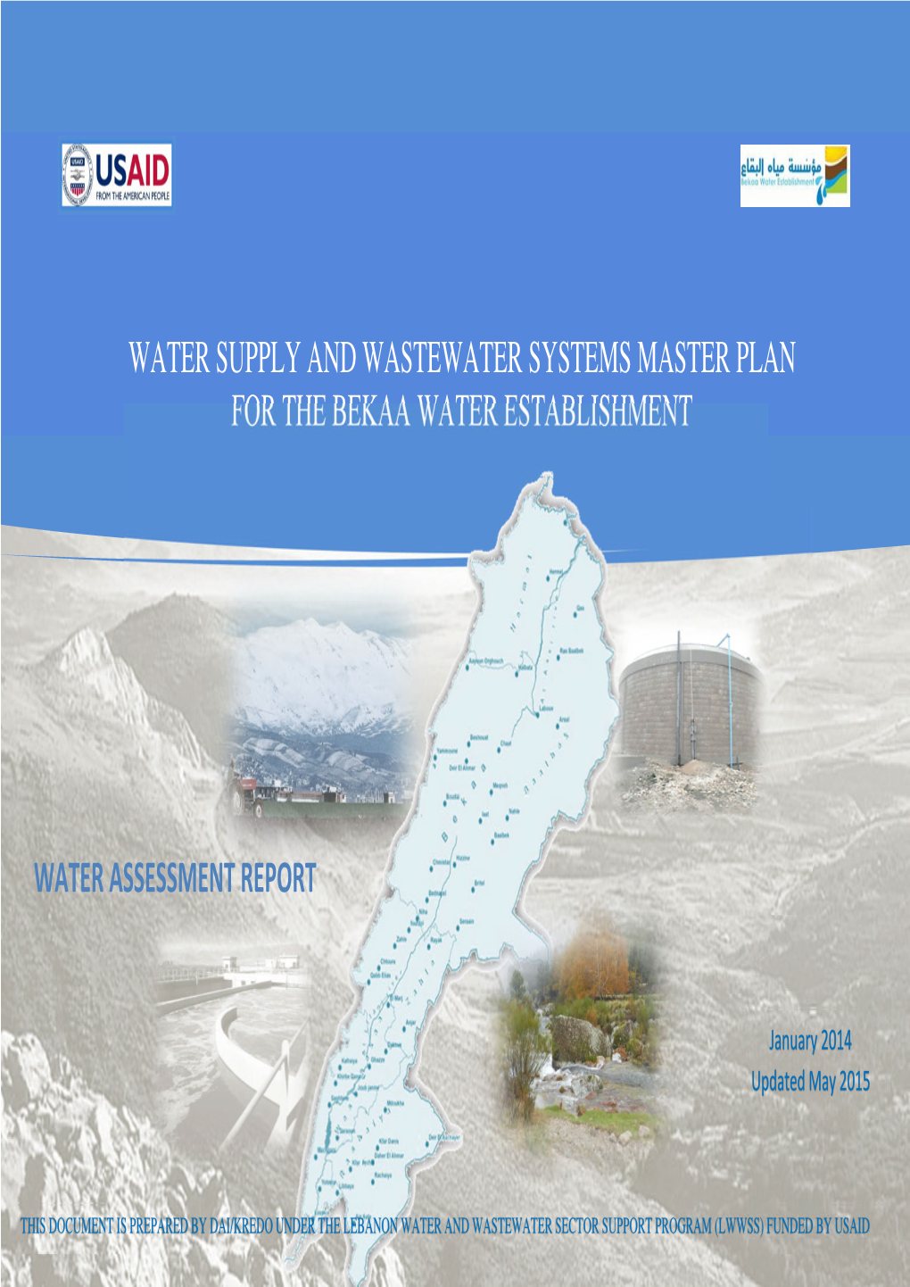 Water Supply and Wastewater Systems Master Plan for the Bekaa Water Establishment