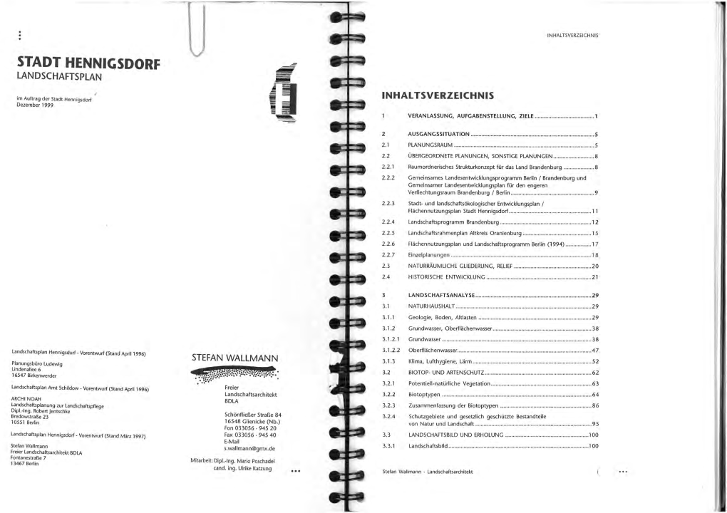 Landschaftsplan Teil 1