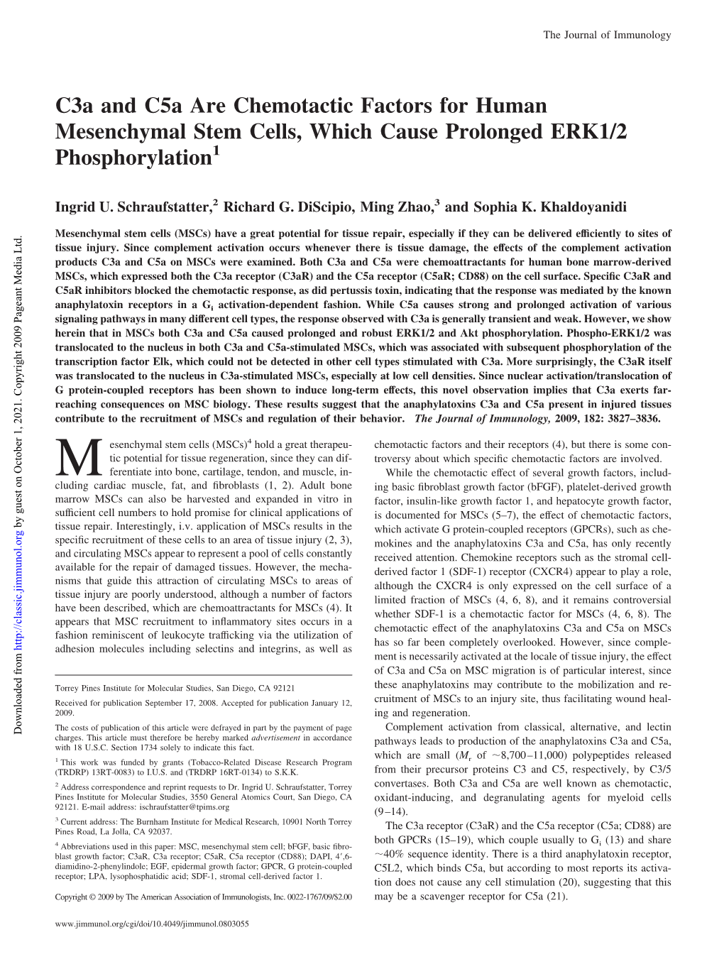 Cause Prolonged ERK1/2 Phosphorylation Human