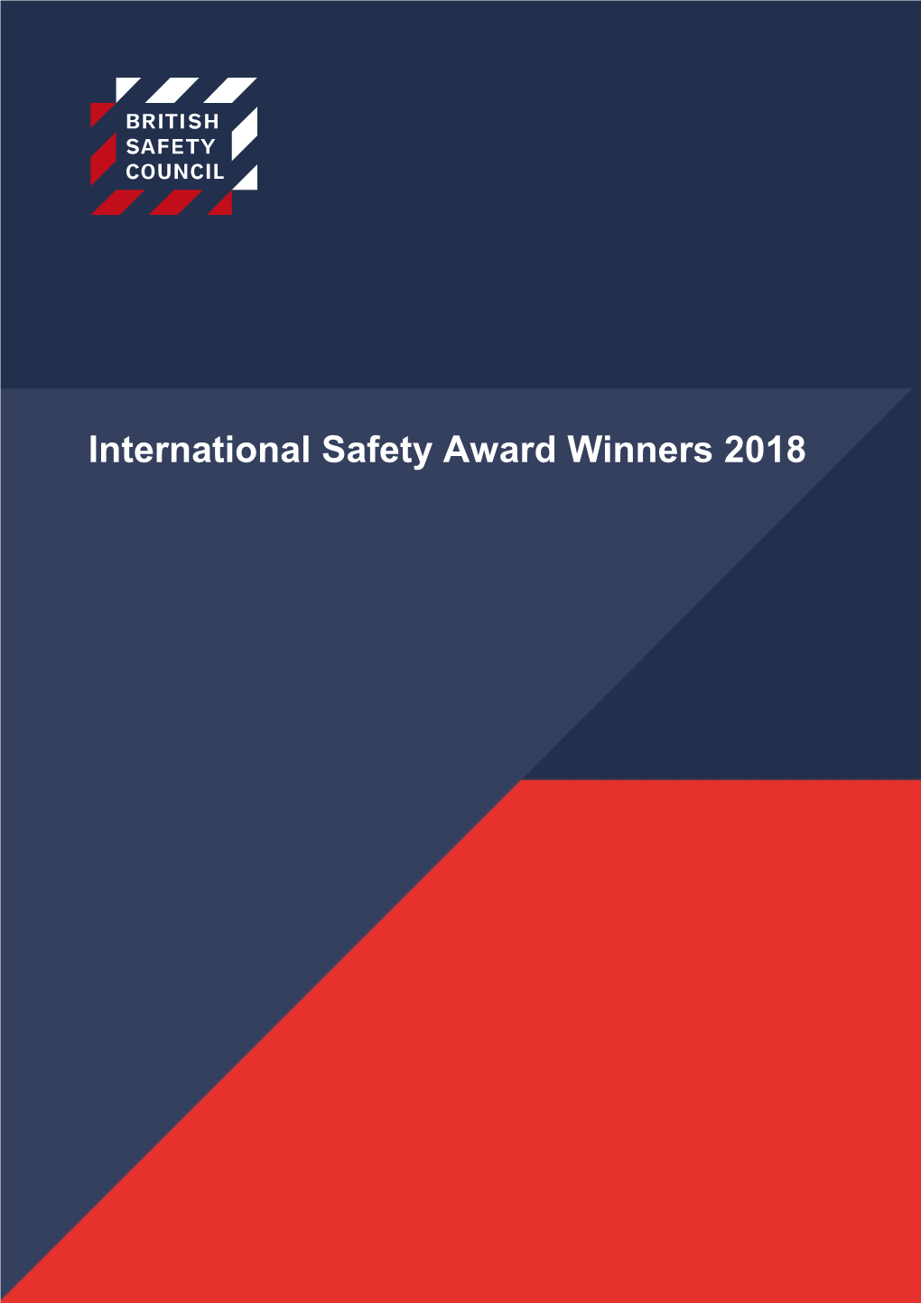 International Safety Award Winners 2018