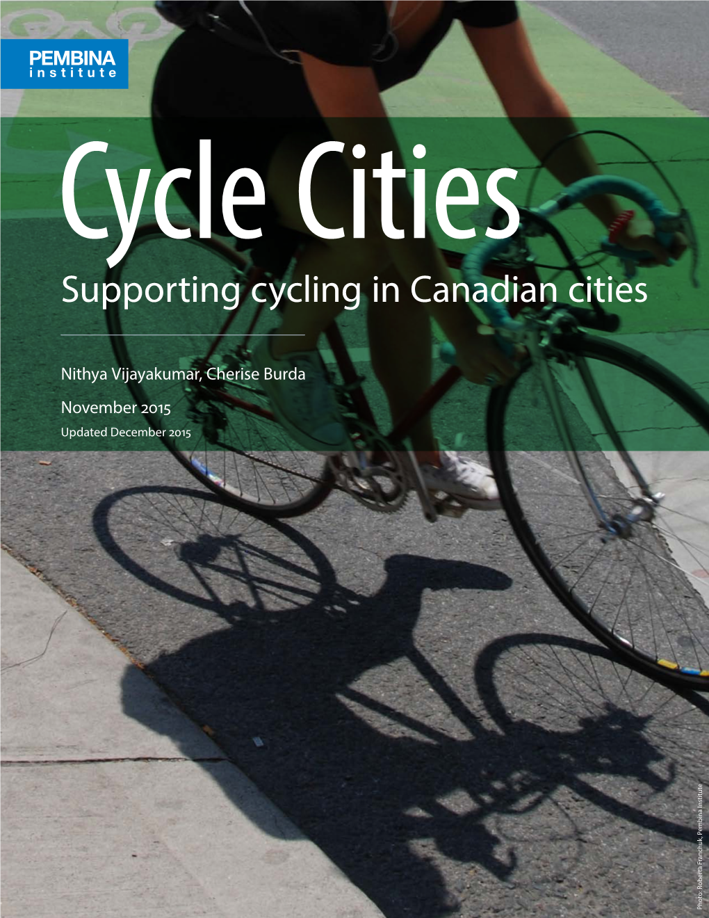 Supporting Cycling in Canadian Cities