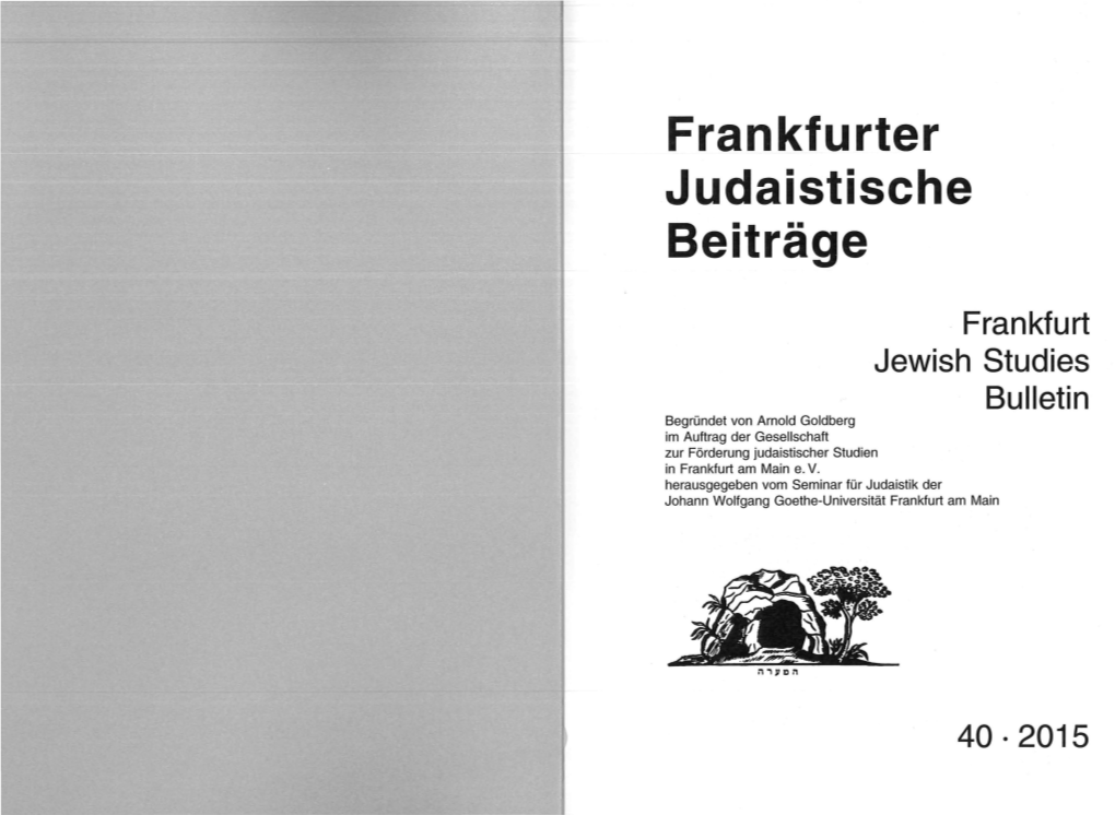 Frankfurter Judaistische Beiträge