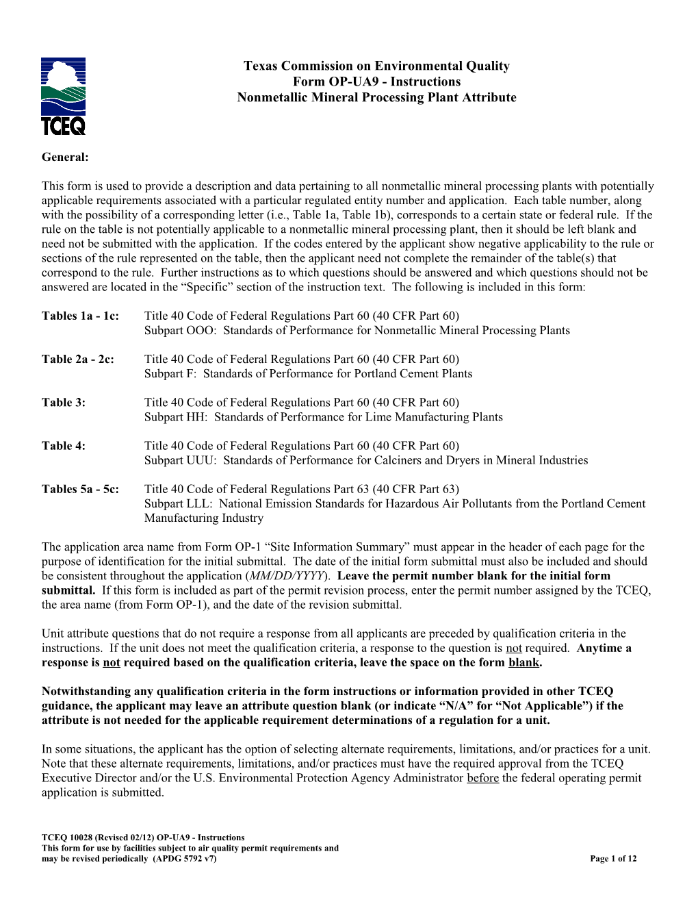 Texas Commission on Environmental Quality s1