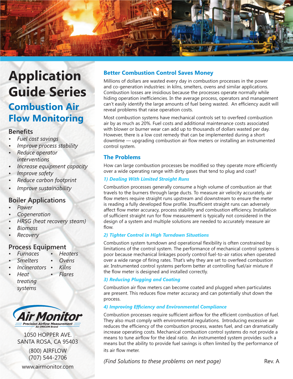 Combustion Airflow – Application Guide