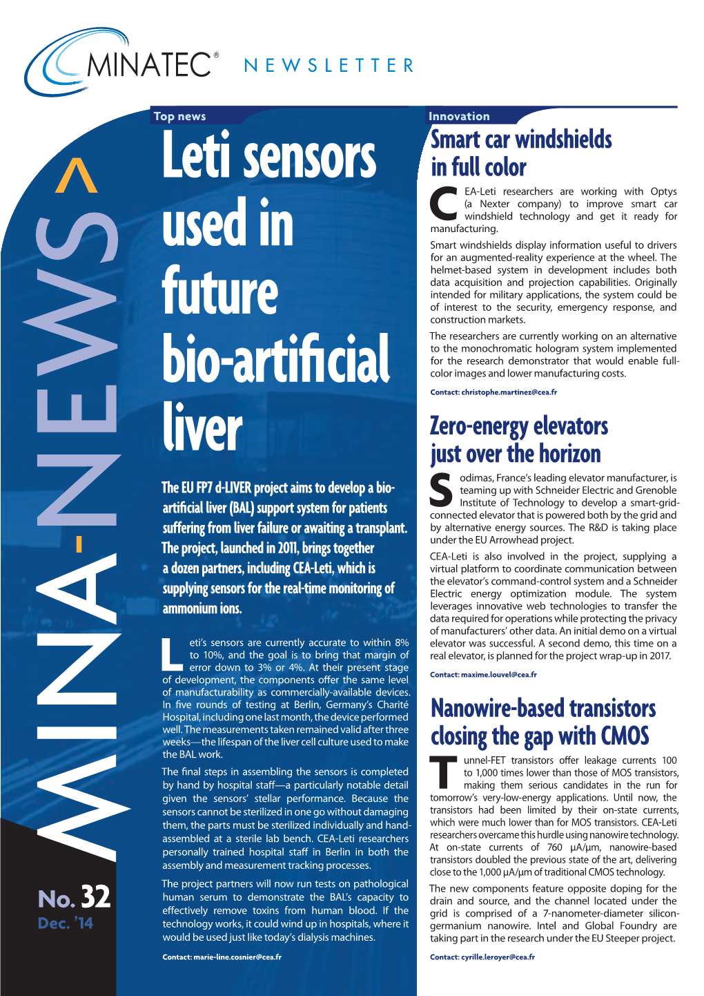 Leti Sensors Used in Future Bio-Artificial Liver