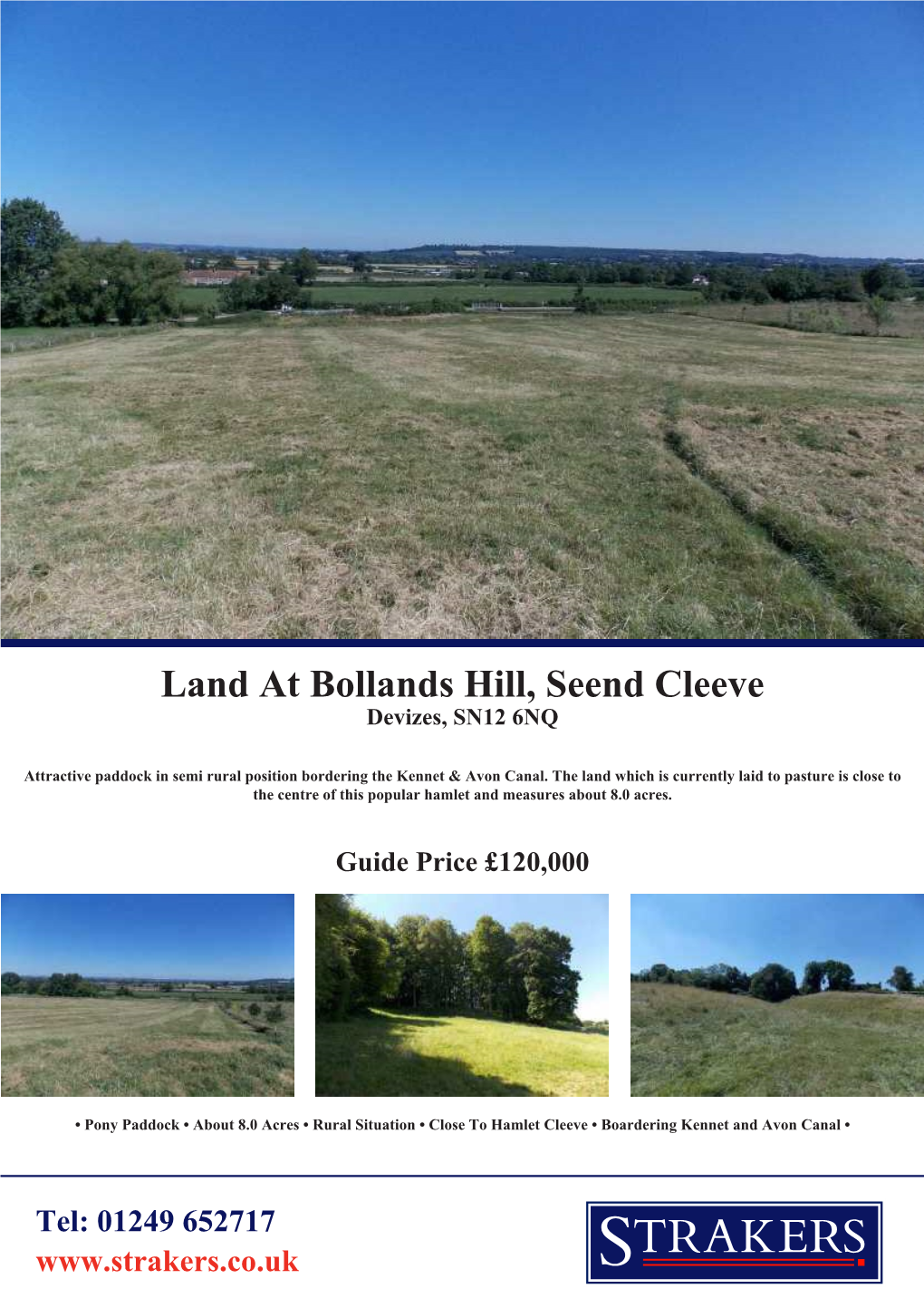 Land at Bollands Hill, Seend Cleeve Devizes, SN12 6NQ