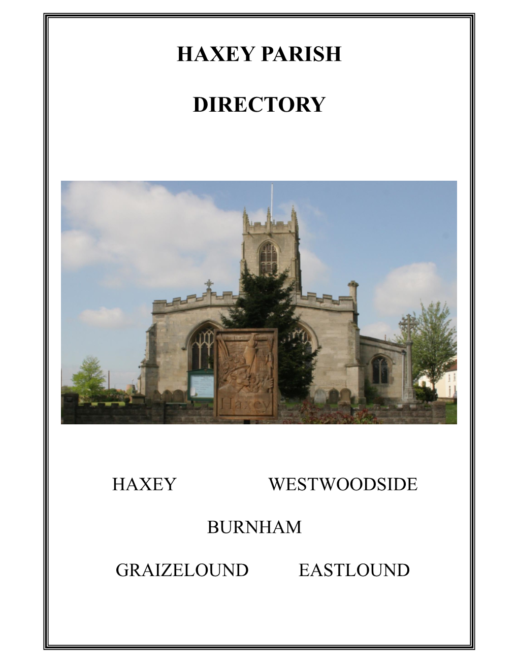 Haxey Parish Directory