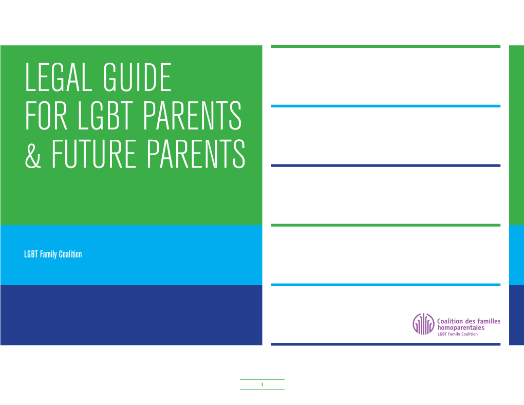 Legal Guide for Lgbt Parents & Future Parents