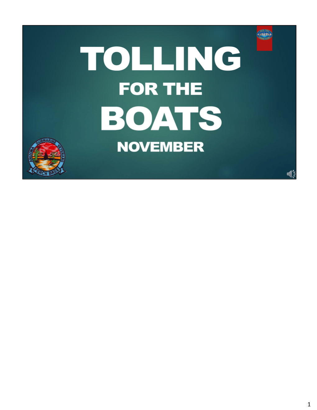 Lost Boats November