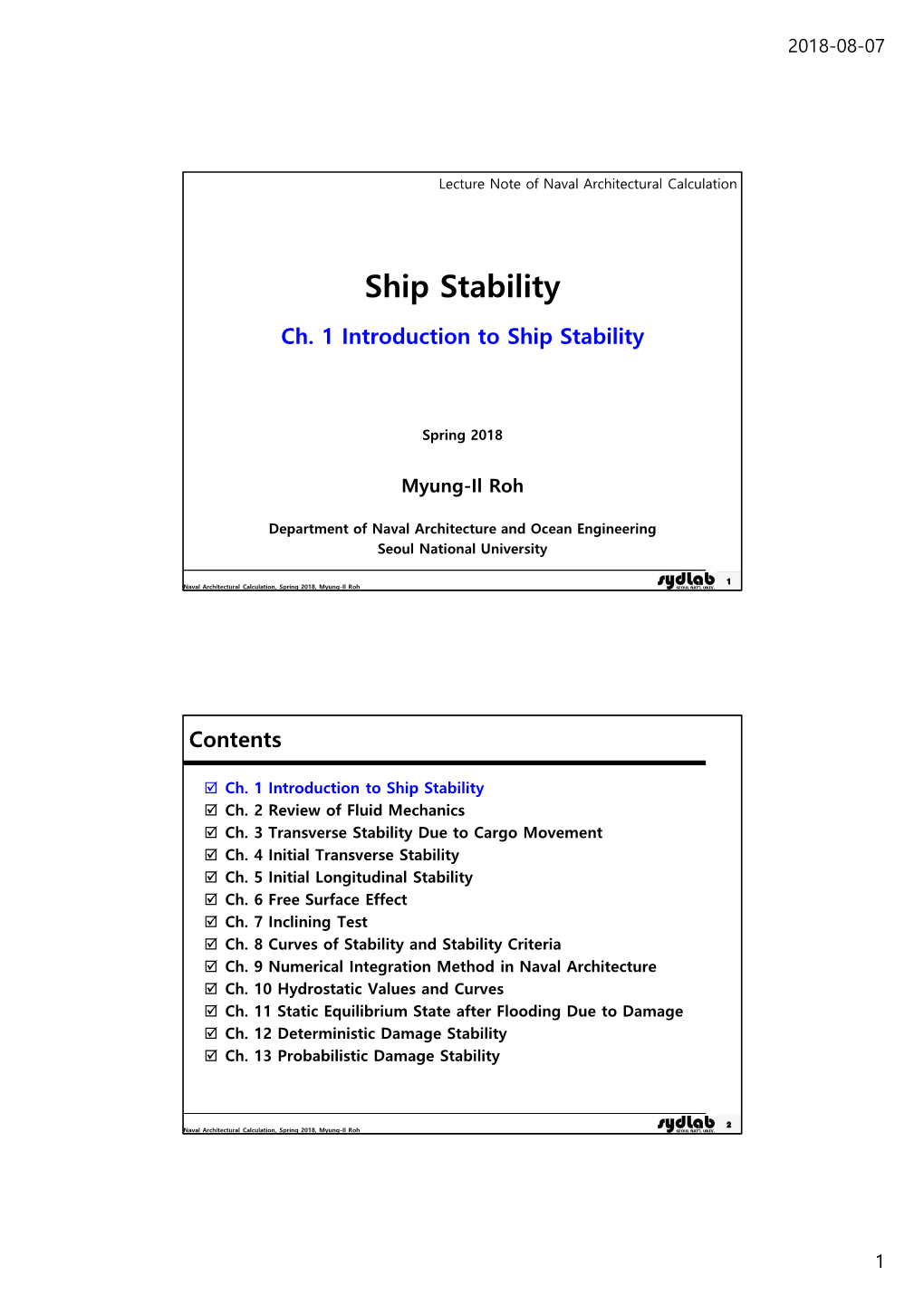 01-NAC-Introduction to Ship Stability(171229)-Student.Pdf